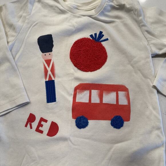 Marks & Spencer M&S Baby Size 18-24 Long Sleeve T-Shirt London - Picture 2 of 8